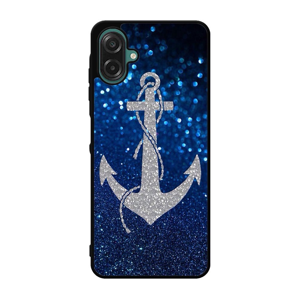 Blue Glitters Anchor Samsung Galaxy A07 Case OV0234