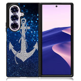 Blue Glitters Anchor Samsung Galaxy Z Fold 7 Case OV0234