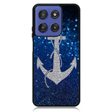 Blue Glitters Anchor Motorola Moto G Stylus 5G 2025 Case OV0234