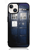 Dark Blue Tardis Doctor Who Toy iPhone 14 Case OV0237