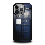 Dark Blue Tardis Doctor Who Toy iPhone 15 Pro Case OV0237