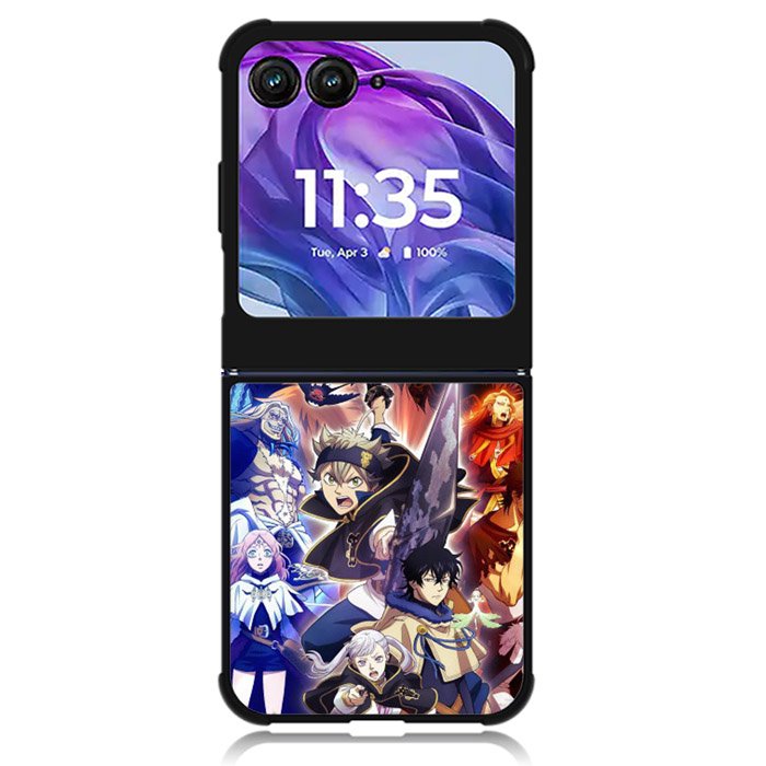 Black Clover Anime Motorola Moto Razr Plus 2024 , Moto Razr+ 2024 Case OV0239