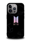 BTS Logo TEAR COMEBACK iPhone 14 Pro Case QC0241