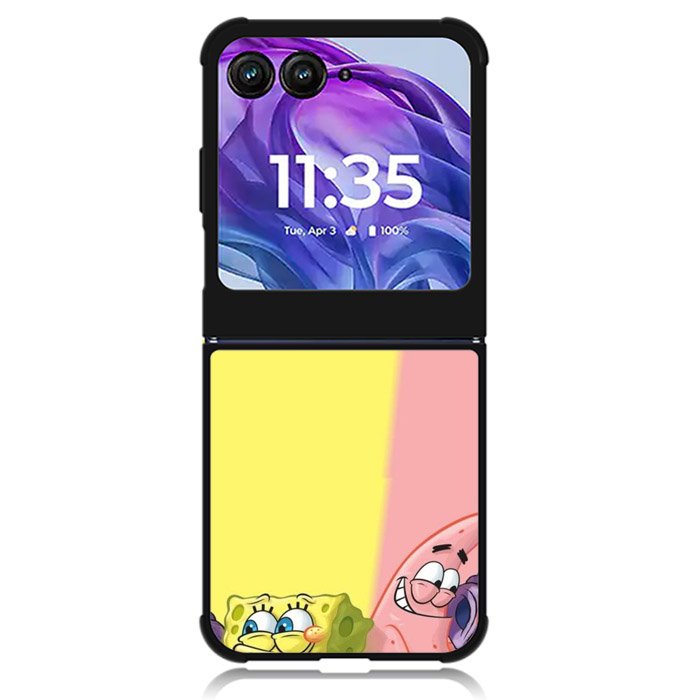 Spongebob and Patric Motorola Moto Razr Plus 2024 , Moto Razr+ 2024 Case OV0246