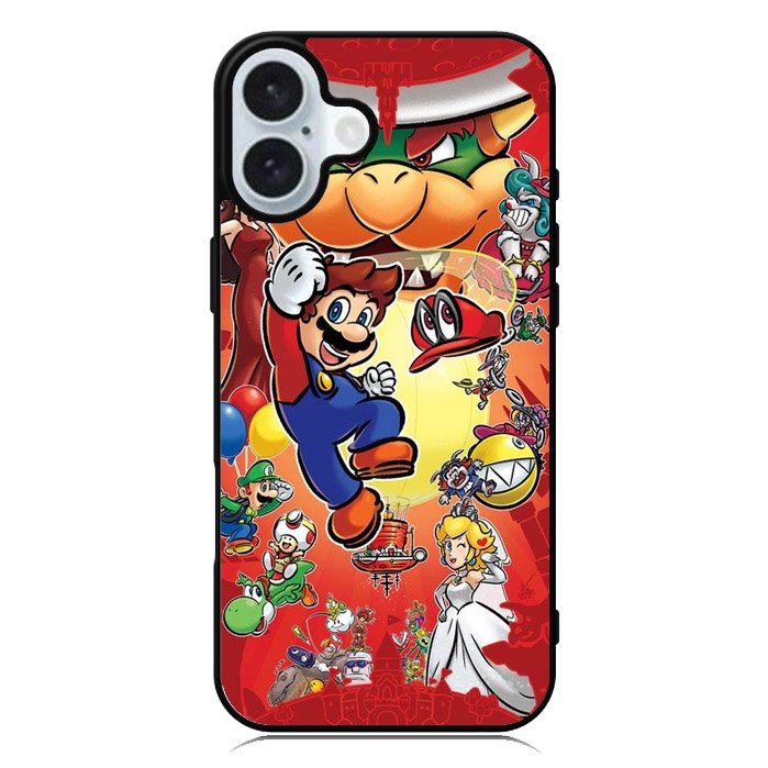 Super Mario Odyssey iPhone 16 Case QC0258