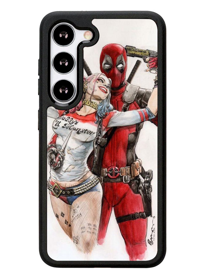 Harley Quinn Deadpool 1st Samsung Galaxy S23 5G Case