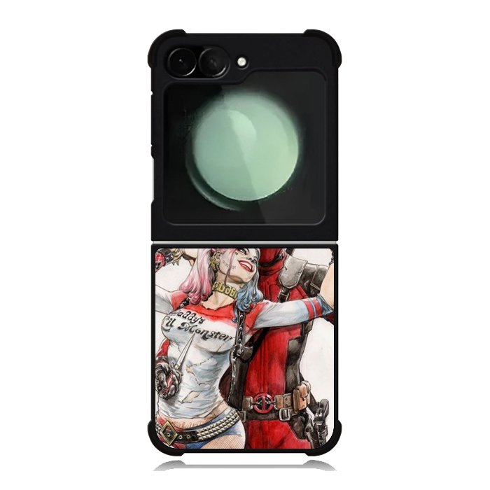 Harley Quinn Deadpool 1st Samsung Galaxy Z Flip 6 Case