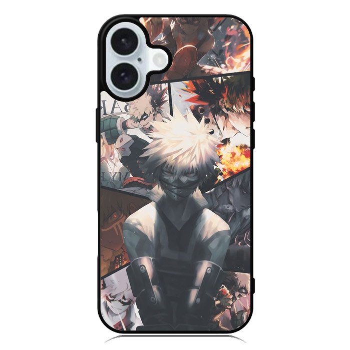 Katsuki Bakugo BNHA iPhone 16 Plus Case QC0264