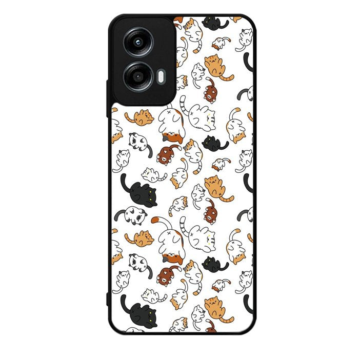 Adorable cat Motorola Moto G Play 2024 Case OV0337