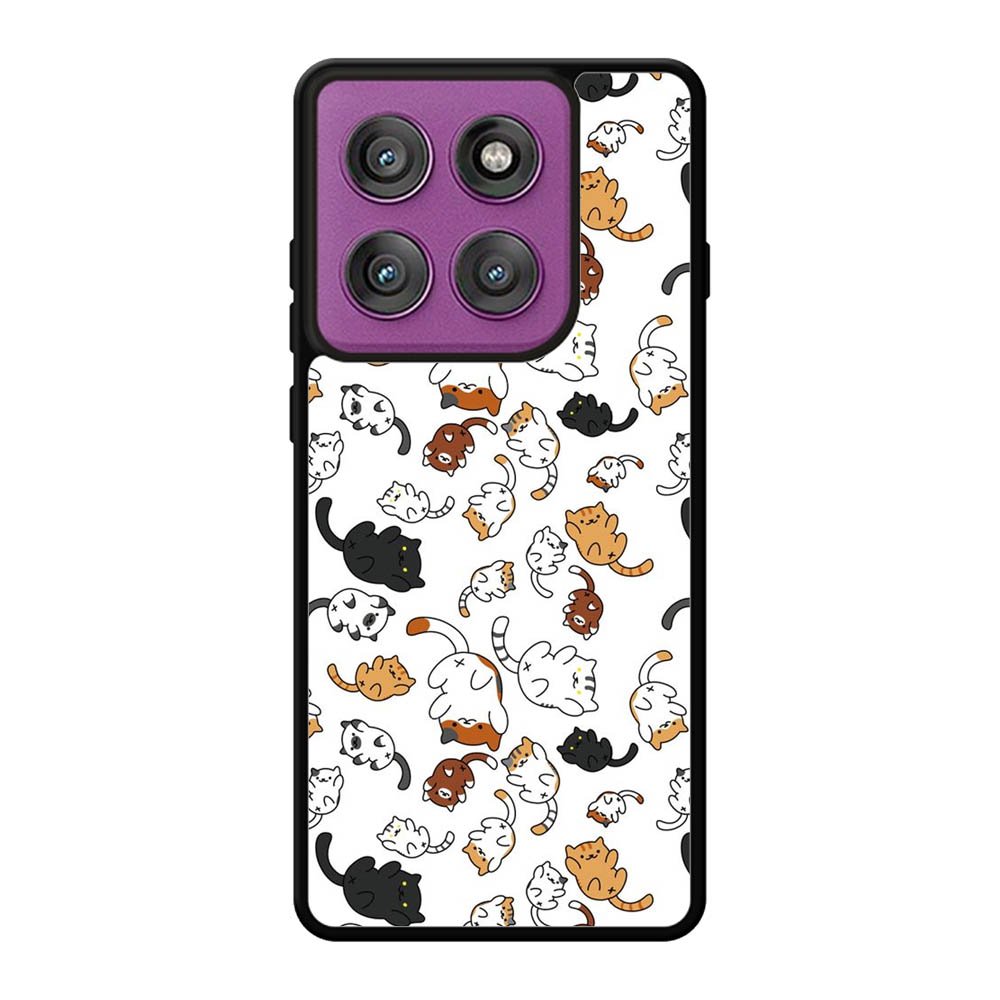Adorable cat Motorola Moto Edge 60 Pro Case QC0337