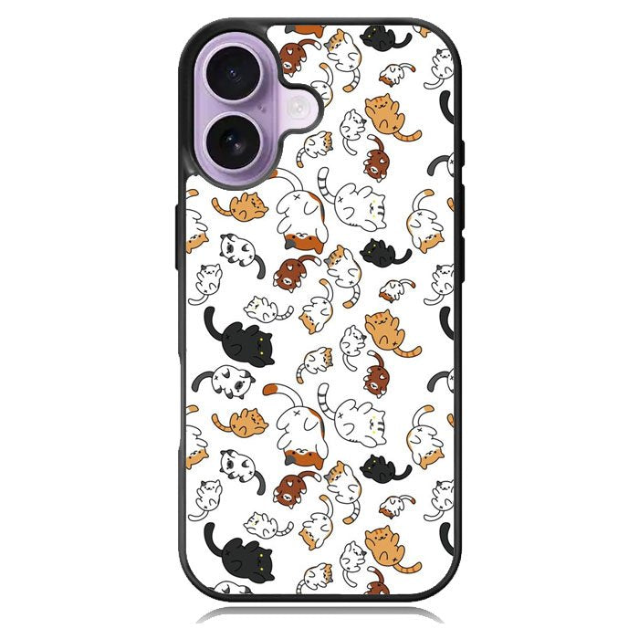 Adorable cat iPhone 17 Case OV0337