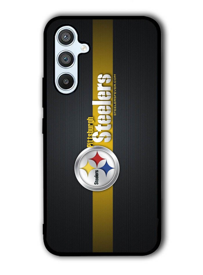 Pittsburgh Steelers Carbon Metal Samsung Galaxy A54 5G Case OV0341