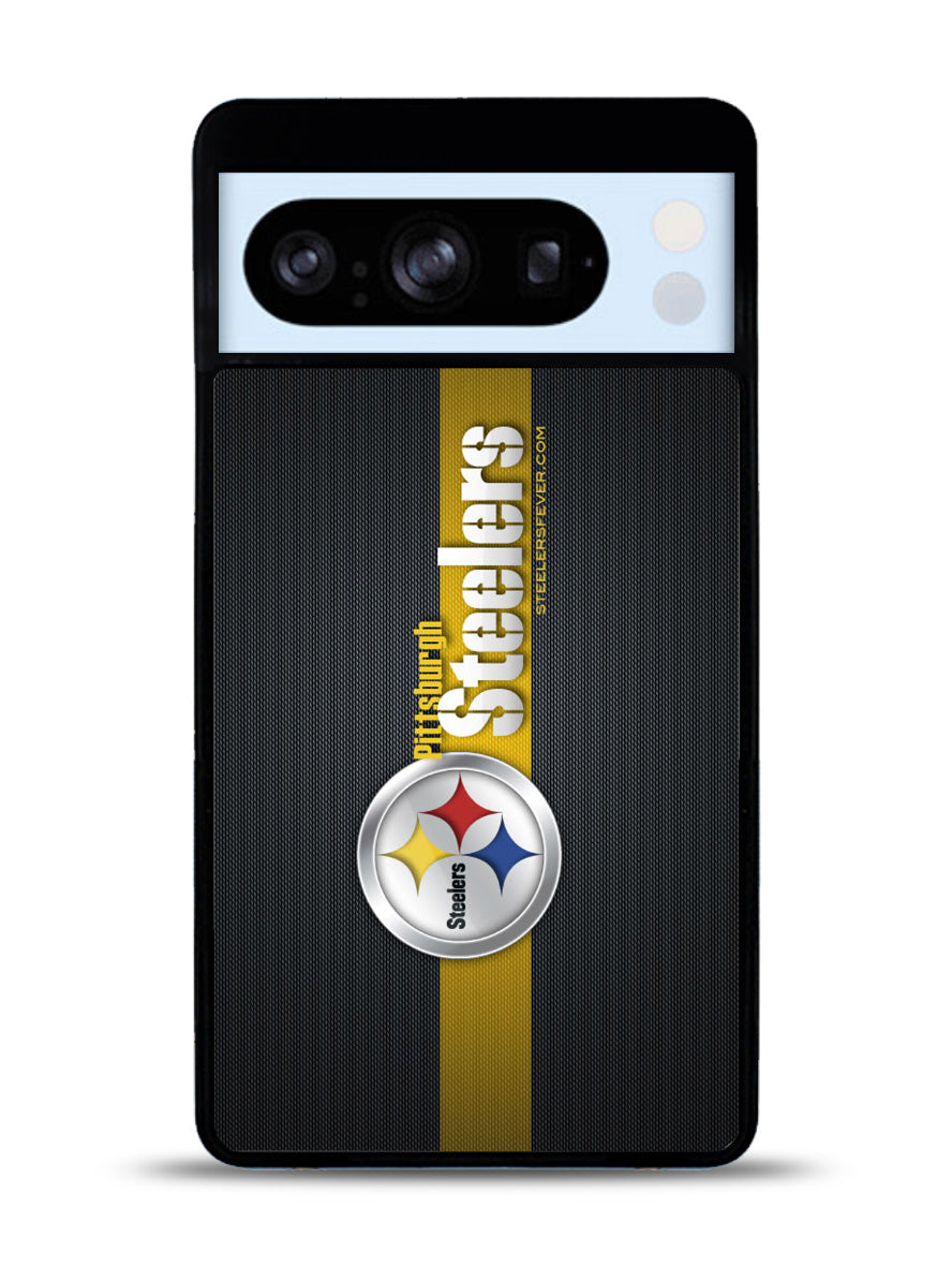 Pittsburgh Steelers Carbon Metal Google Pixel 8 Pro Case QC0341