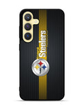 Pittsburgh Steelers Carbon Metal Samsung Galaxy S23 5G Case QC0341