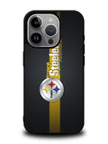 Pittsburgh Steelers Carbon Metal iPhone 16 Pro Case OV0341