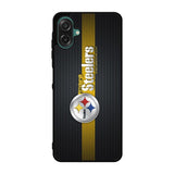 Pittsburgh Steelers Carbon Metal Samsung Galaxy A07 Case OV0341