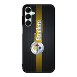Pittsburgh Steelers Carbon Metal Samsung Galaxy A16 Case OV0341