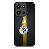 Pittsburgh Steelers Carbon Metal Motorola Moto G 5G 2025 Case OV0341