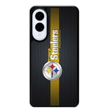 Pittsburgh Steelers Carbon Metal Samsung Galaxy S25 Edge 5G Case OV0341
