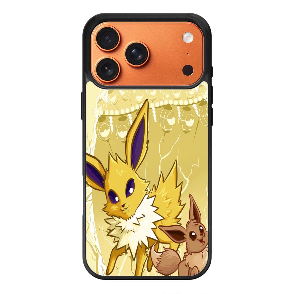 Pokemon Eevee Jolteon iPhone 17 Pro Max Case QC0345