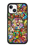 Disney characters stained glass iPhone 14 Plus Case QC0358