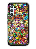 Disney characters stained glass Samsung Galaxy A14 5G Case QC0358