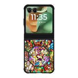 Disney characters stained glass Motorola Moto RAZR 2025 Case OV0358