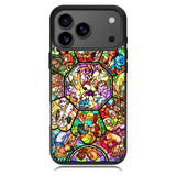 Disney characters stained glass iPhone 17 Pro Case OV0358