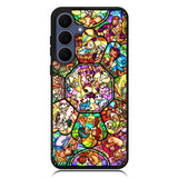 Disney characters stained glass Samsung Galaxy S25 FE Case OV0358
