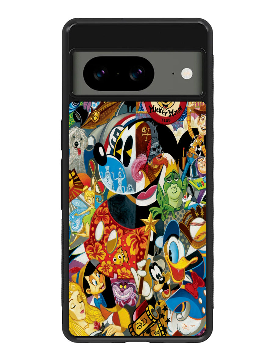 Disney Mickey Mouse Collage Google Pixel 8 Case QC0360