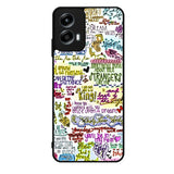 Disney Song Lyrics Motorola Moto G Play 2024 Case OV0362