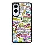 Disney Song Lyrics Samsung Galaxy S25 Edge 5G Case OV0362