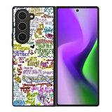Disney Song Lyrics Samsung Galaxy Z Fold 6 5G 2024 Case OV0362