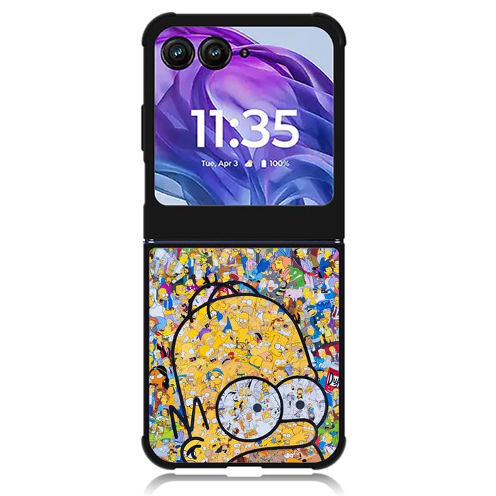 Homer Simpson Motorola Moto Razr Plus 2024 , Moto Razr+ 2024 Case OV5481