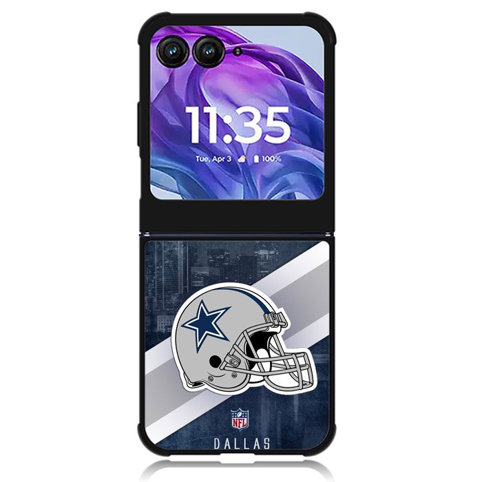 Helmed Cowboys Dallas Motorola Moto Razr Plus 2024 , Moto Razr+ 2024 Case