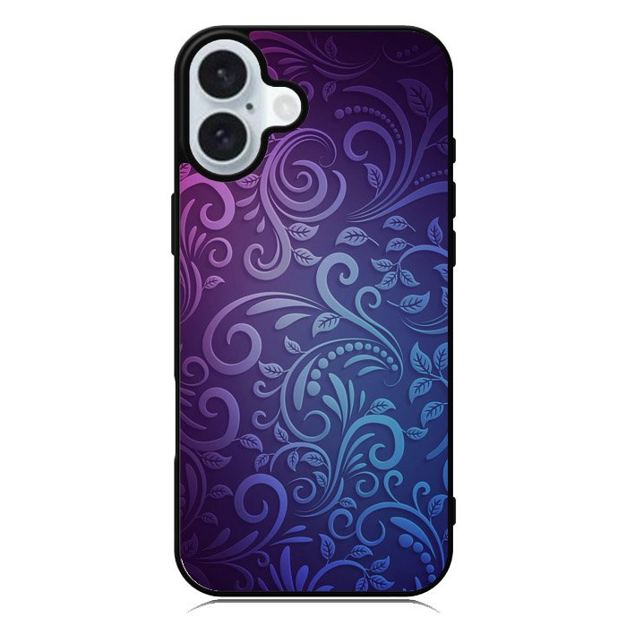 Leaf pattern iPhone 16 Plus Case QC5545