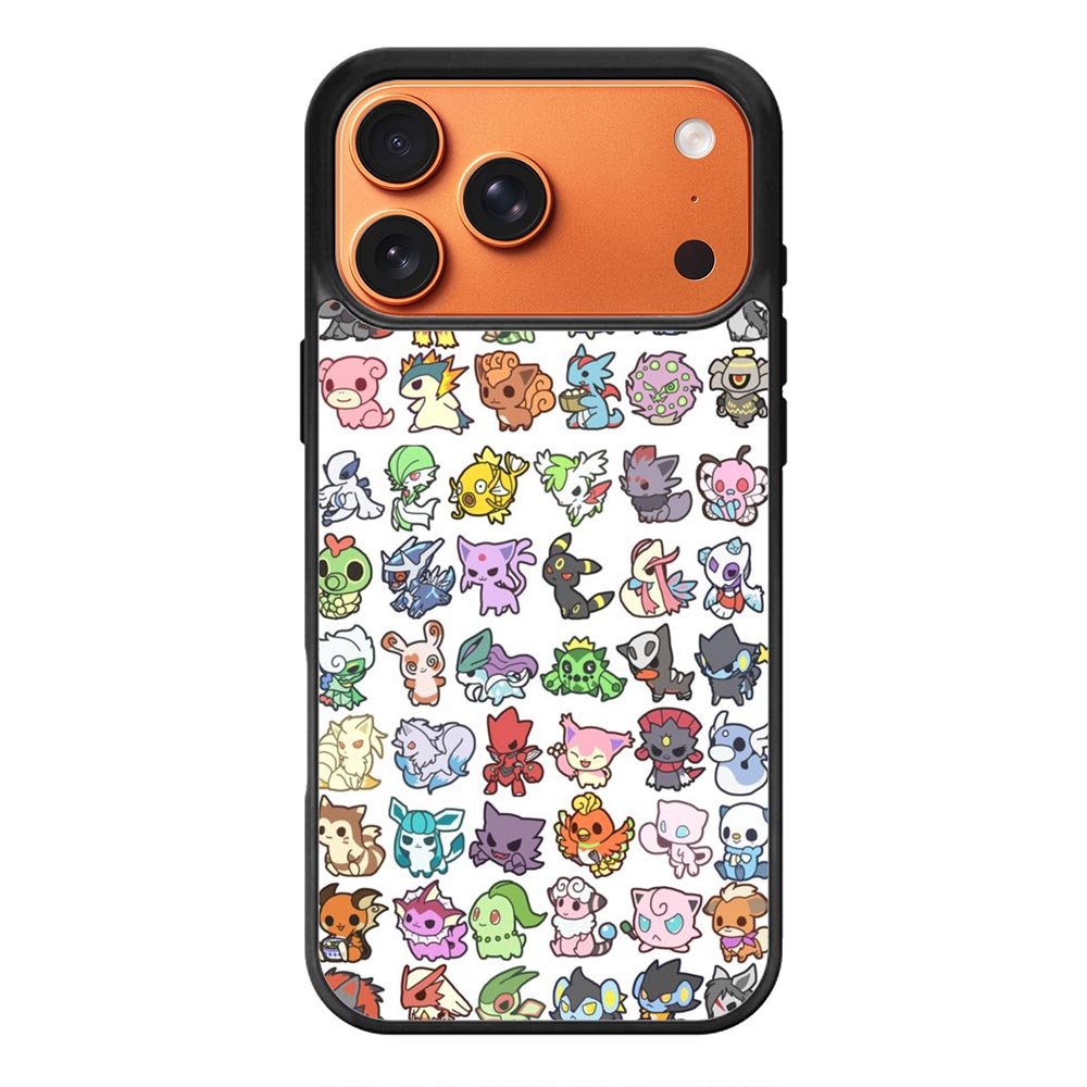 Pattern Pokemon iPhone 17 Pro Case QC0065