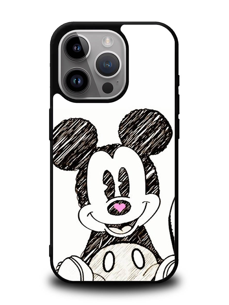 Mickey Mouse Hand Drawing iPhone 16 Pro Case OV0066