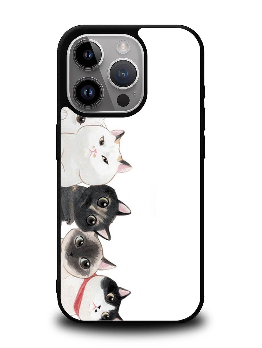 Cat Unity iPhone 15 Pro Case OV0069