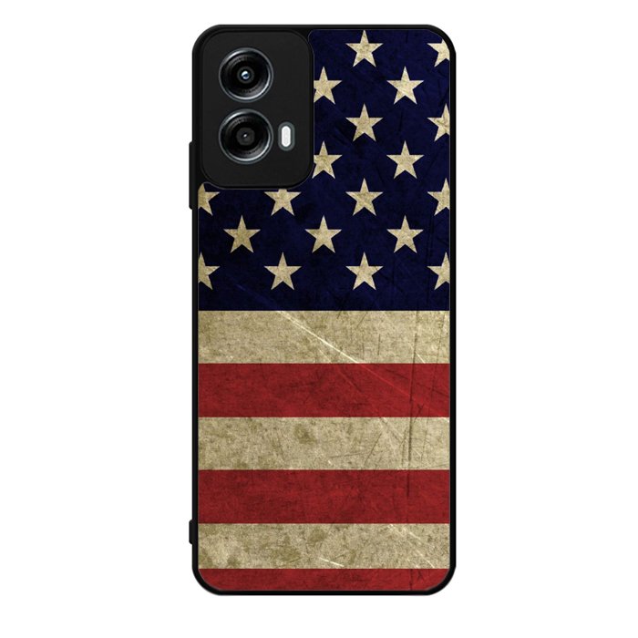 American Flag 3 Motorola Moto G Play 2024 Case OV0073