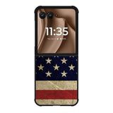 American Flag 3 Motorola Moto RAZR Plus 2025 Case OV0073