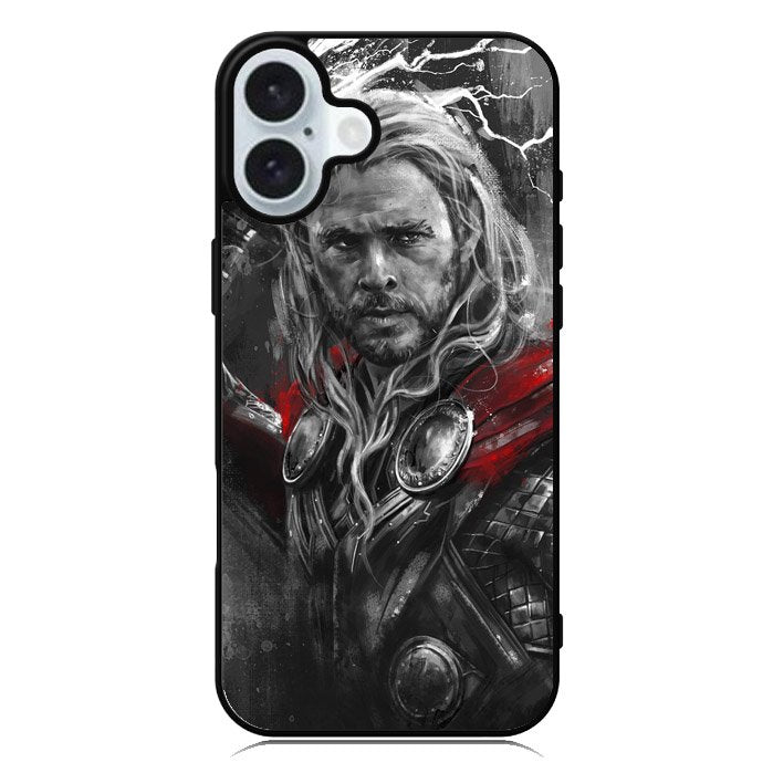 Thor God On Thunder iPhone 16 Plus Case QC0076