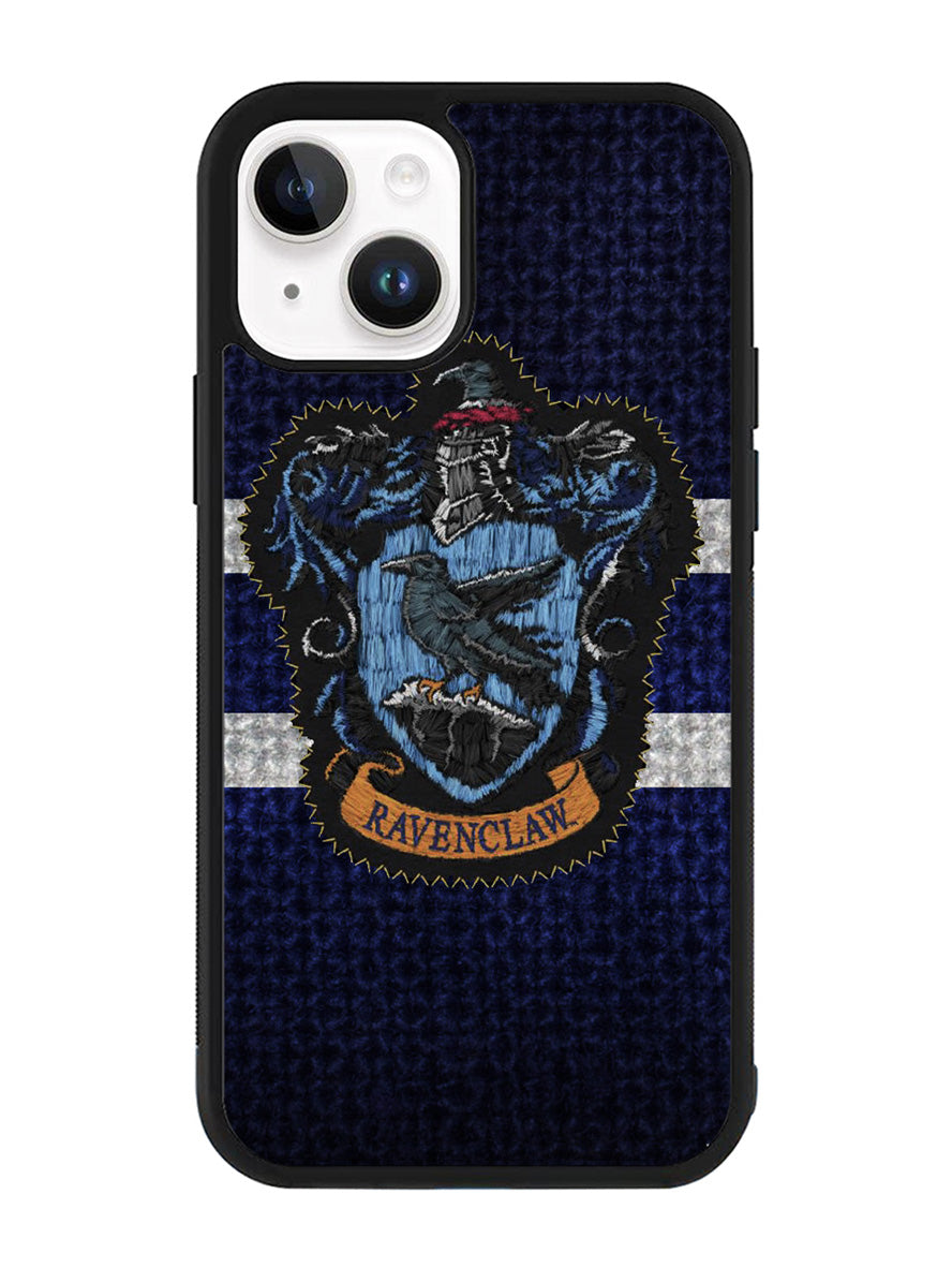 Harry Potter Knit Ravenclaw Wall Crest Logo iPhone 15 Plus Case OV0527