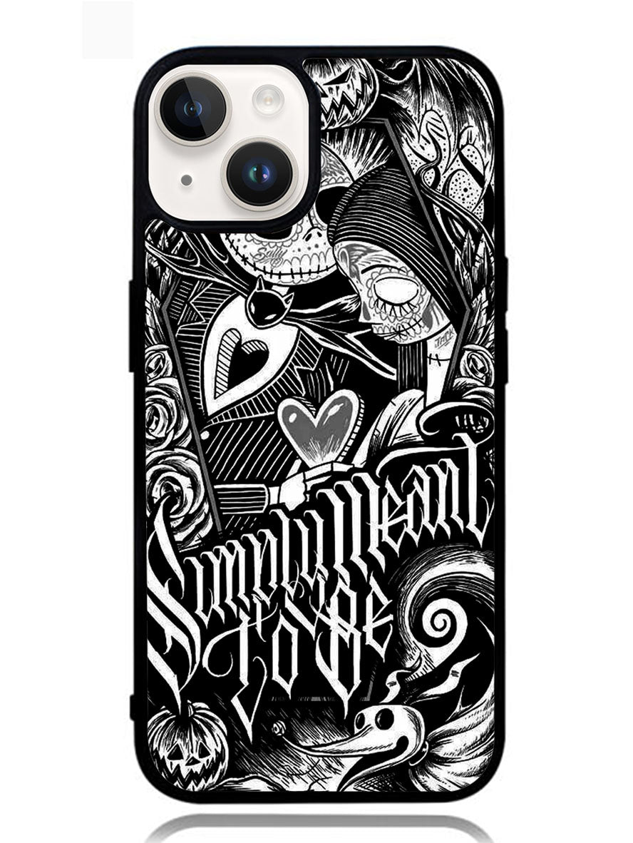 Jack And Sally Muertitos The Nightmare Before Christmas iPhone 14 Plus Case