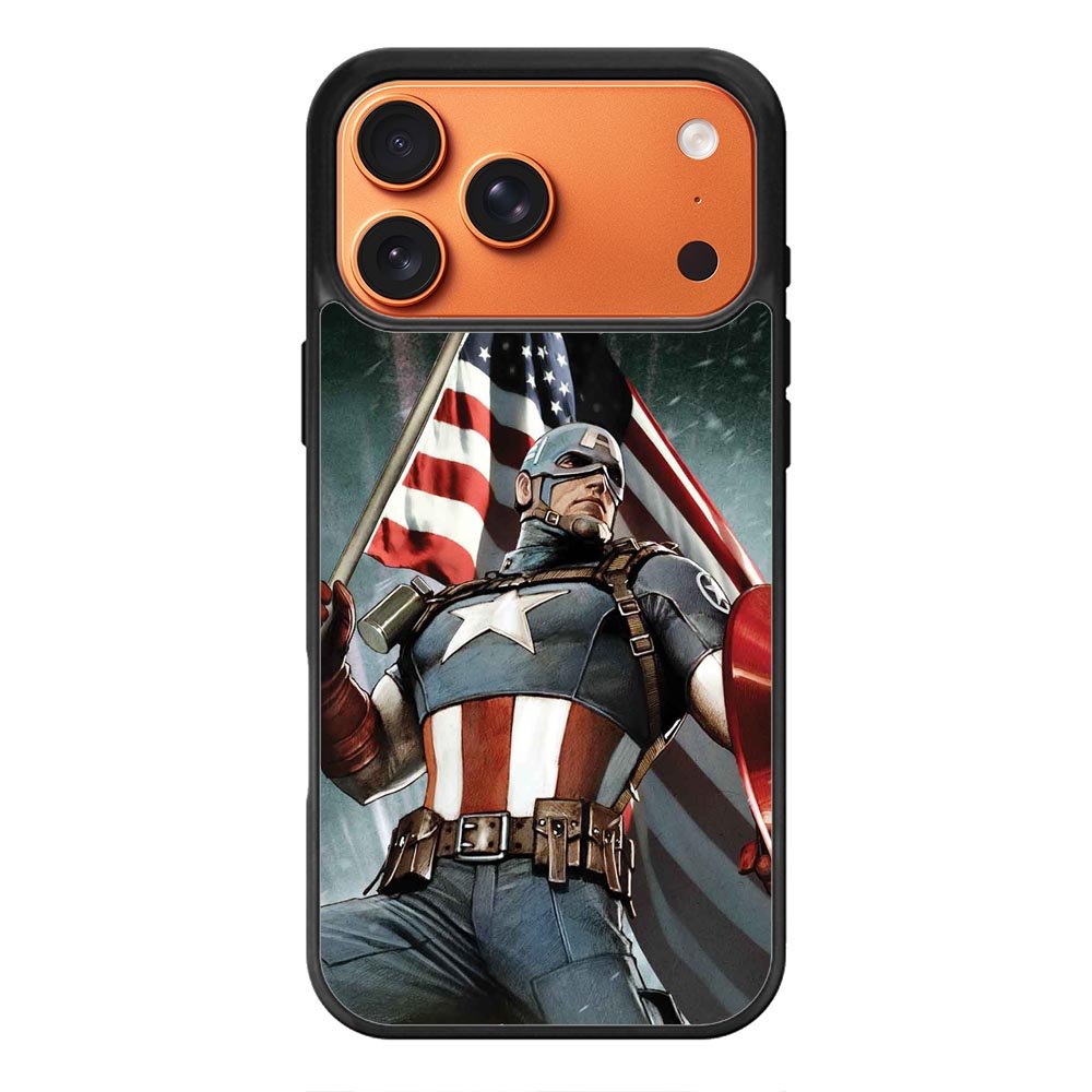 Captain America Cover iPhone 17 Pro Case QC0544