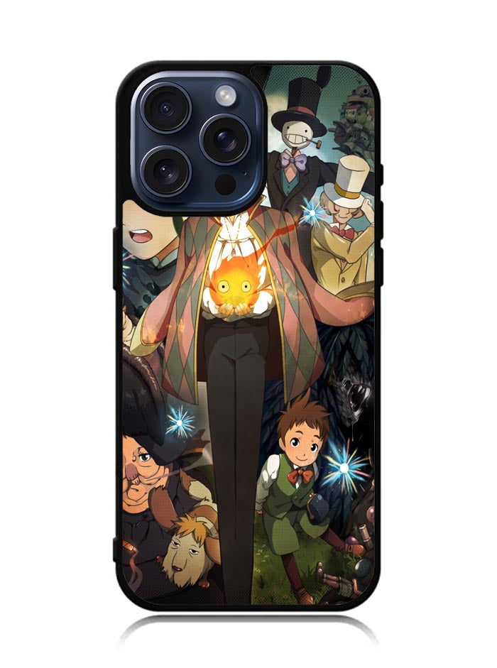 Studio Ghibli HowlS Moving Castle iPhone 15 Pro Max Case