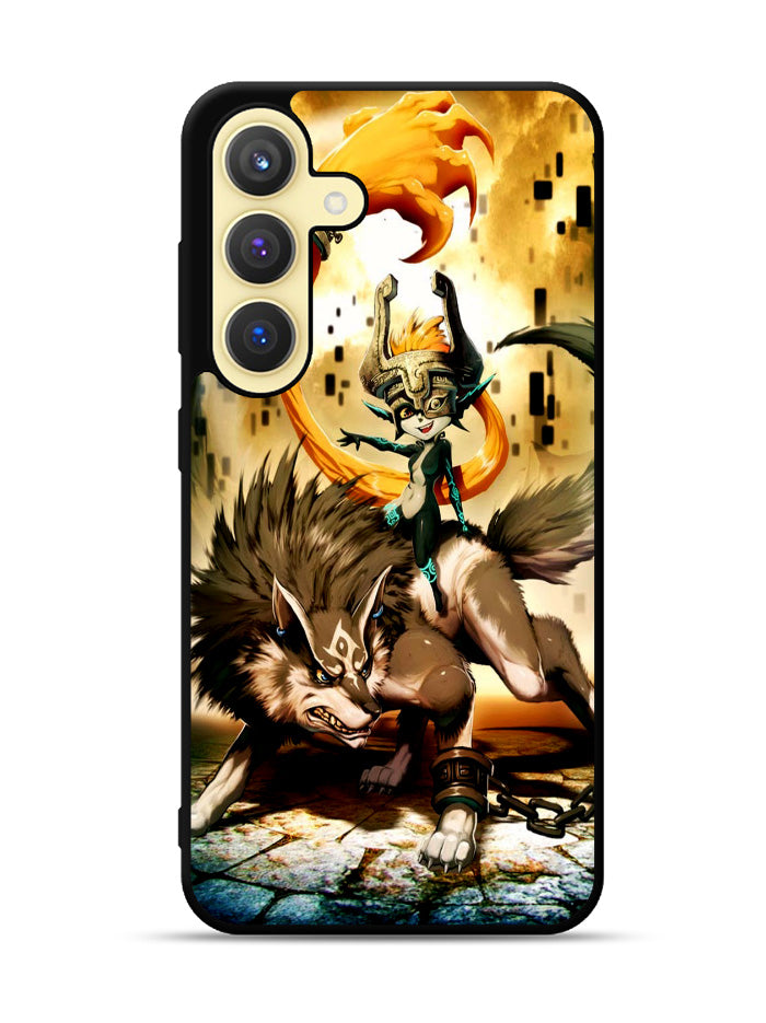 Zelda and wolf twilight princess Samsung Galaxy S24 Plus 5G , Samsung Galaxy S24+ 5G Case