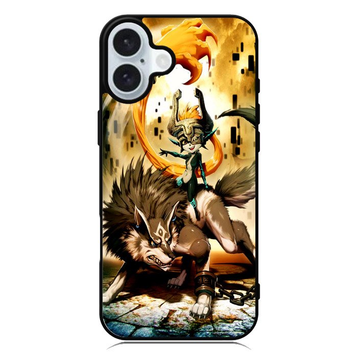 Zelda and wolf twilight princess iPhone 16 Plus Case