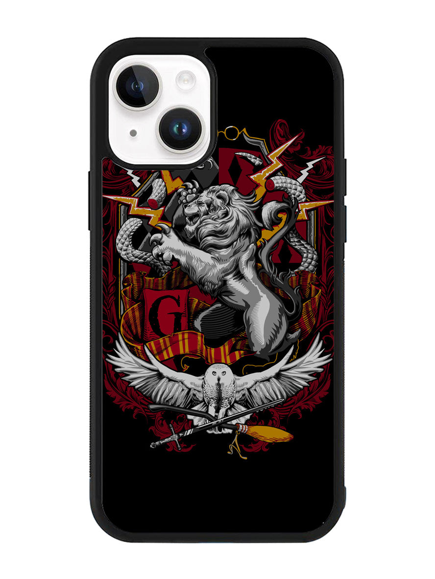 Harry Potter Crest Gryffindor iPhone 15 Case OV0563