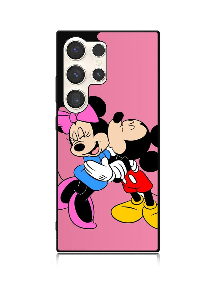 Romantic Mickey and Minnie Mouse Samsung Galaxy S23 Ultra 5G Case QC2667